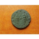 Roman Empire Aurelian 270-275 Antoninianus, billon, RIC V. 225 Pannonia Siszek, crack 2.98 g