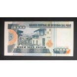 Peru 10000 Intis 1988 Unc 