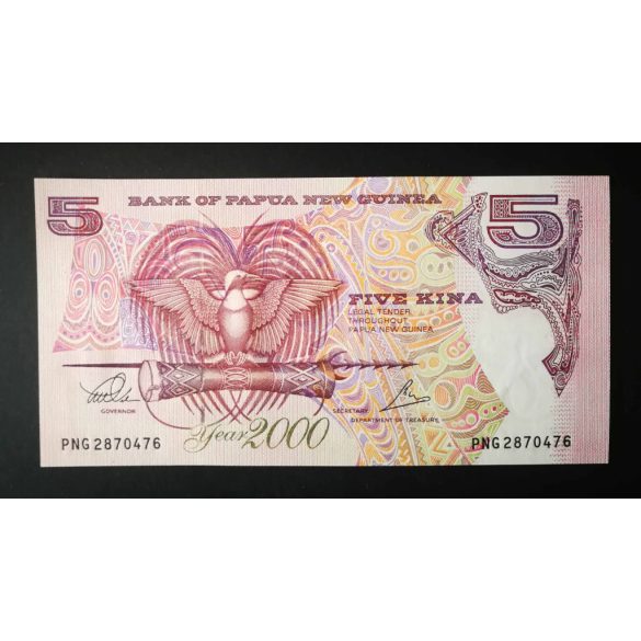 Papua New-Guinea 5 kina UNC 2000