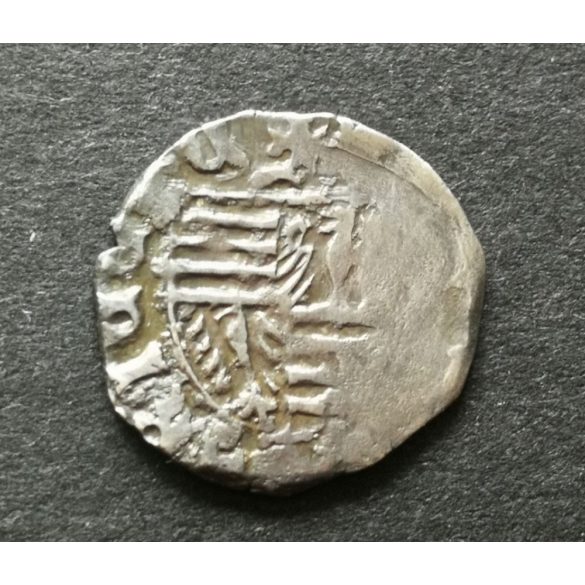 Magyarország Luxemburi Zsigmond (1387-1437) Dénár EH 449 n és ív ezüst