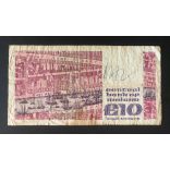 Ireland 10 Pounds 1989 VG+