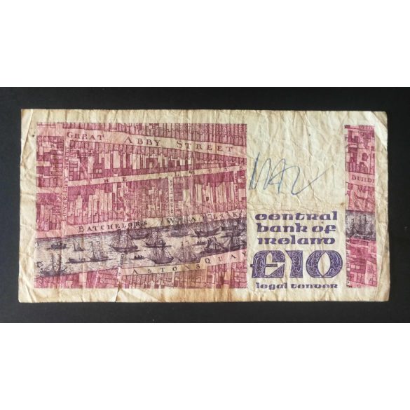 Ireland 10 Pounds 1989 VG+