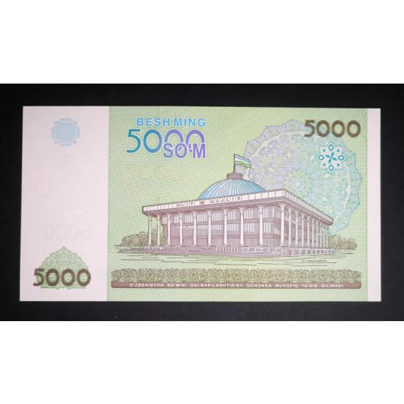 Üzbegisztán 5000 Som 2013 UNC 