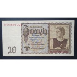 Németország 20 Reichsmark 1939 VF