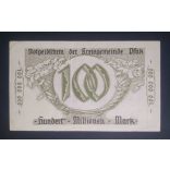 Germany 100 Million Mark Speyer 1923 VF 