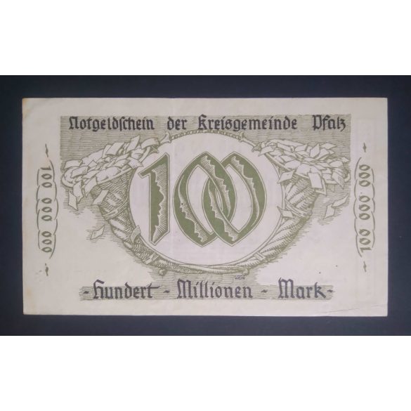Germany 100 Million Mark Speyer 1923 VF 