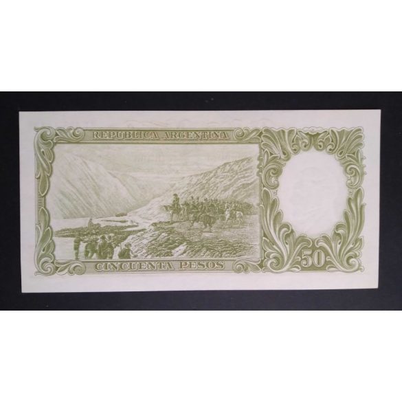 Argentina 50 Pesos 1968 Unc