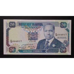 Kenya 20 Shillings 1989 Unc-