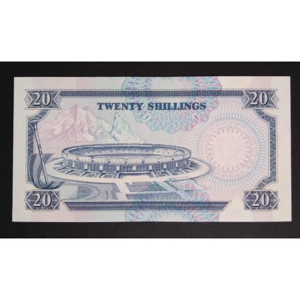 Kenya 20 Shillings 1989 Unc-