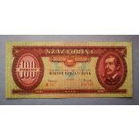 Hungary 100 HUF 1962 VF