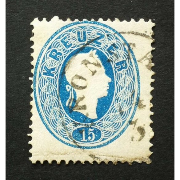 Magyarország 1861 Könyvnyomat 15 Kr. KRONSTA(DT) Brassó