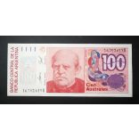 Argentina 100 Australes 1989 UNC