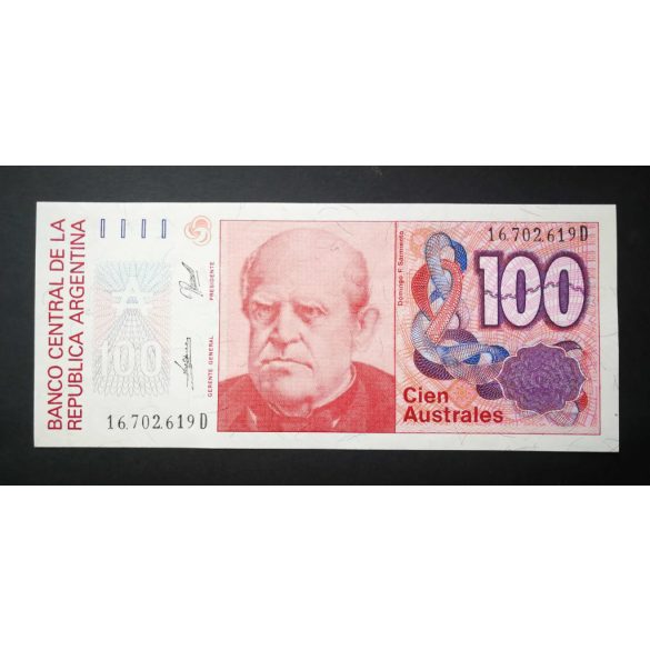 Argentina 100 Australes 1989 UNC