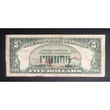 USA 5 Dollars 1953 F-