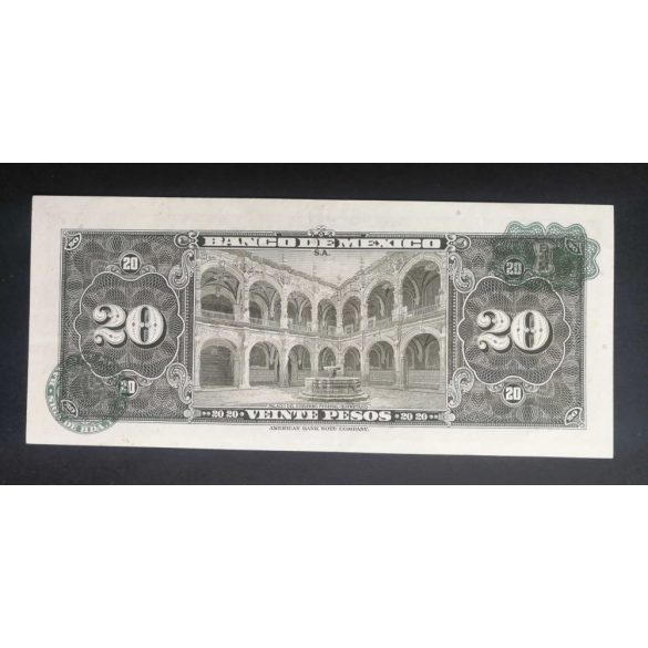 Mexikó 20 Pesos 1967 VF+