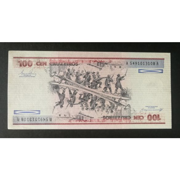 Brazil 100 Cruzeiros 1984 Unc 