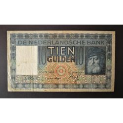 Netherlands 10 Gulden 1935 F