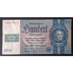 Germany 100 Reichsmark 1935 GDR 1948 overstamp XF+