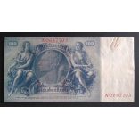 Germany 100 Reichsmark 1935 GDR 1948 overstamp XF+