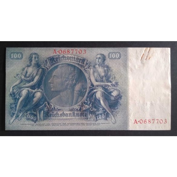 Germany 100 Reichsmark 1935 GDR 1948 overstamp XF+