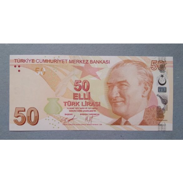 Törökország 50 Lira 2020 UNC