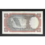 Rodézia 2 Dollars 1977 F+