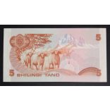 Kenya 5 Shillings 1981 Unc