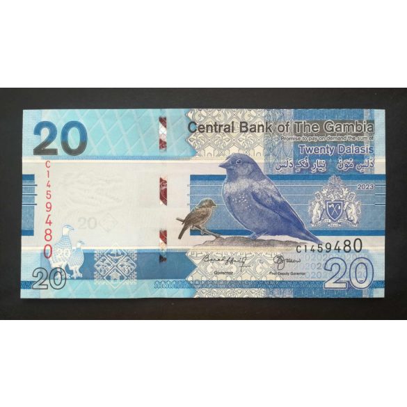 Gambia 20 Dalasis 2023/24 UNC