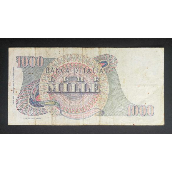 Italy 1000 Lire 1962 F