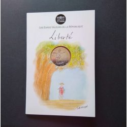   France 10 Euro 2014 Liberty commemorative coin in decorative packaging