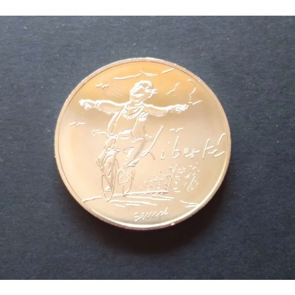 France 10 Euro 2014 Liberty commemorative coin in decorative packaging