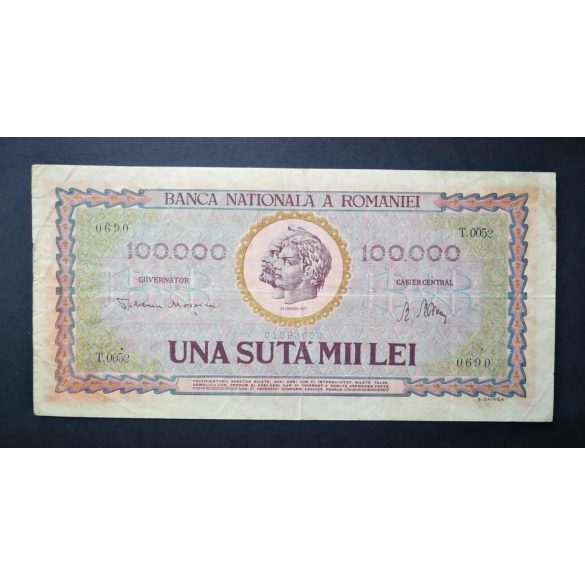 Románia 100000 Lei 1947 F+