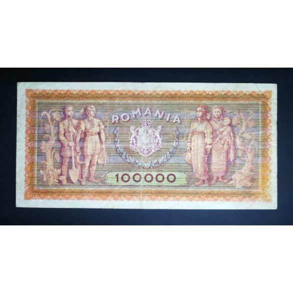 Románia 100000 Lei 1947 F+