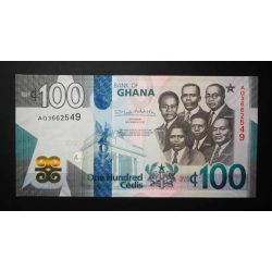 Ghána 100 Cedis 2022 aUNC+