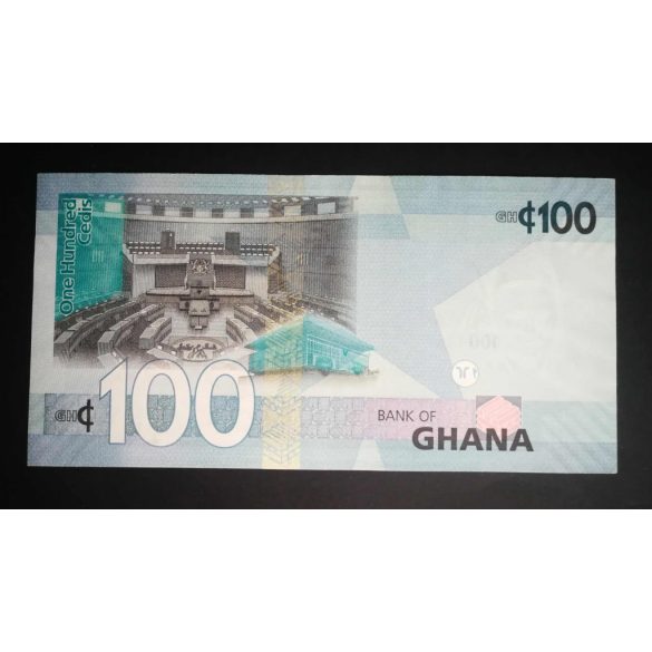 Ghana 100 Cedis 2022 aUNC+