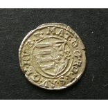 Hungary Mathias II. (1608-19) 1615 Denar silver