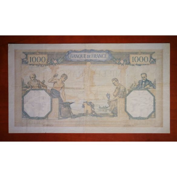 France 1000 Francs 1938 F