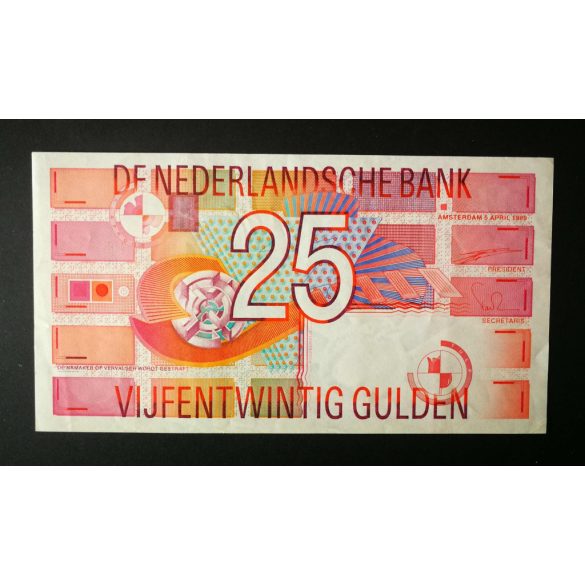 Hollandia 25 Gulden 1989 VF+