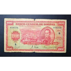 Bolívia 1000 Bolivianos 1928 VG