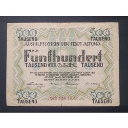 Germany 500000 Mark 1922 F Altona