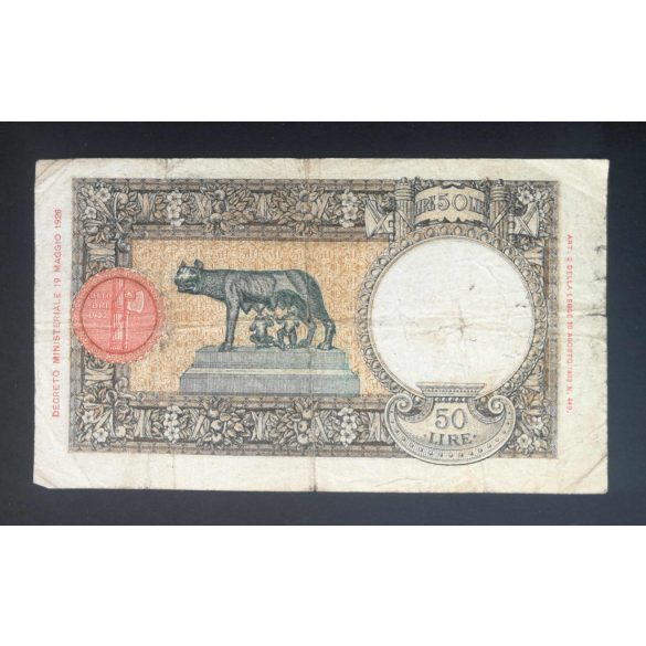 Italy 50 Lire 1933 VG