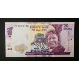 Malawi 20 Kwacha 2020 Unc