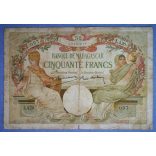 Madagascar 50 Francs 1937-47 VG