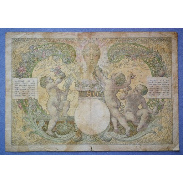 Madagascar 50 Francs 1937-47 VG