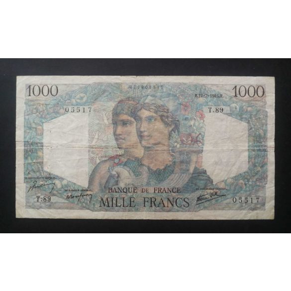 Franciaország 1000 Francs 1945 F