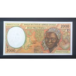   Közép-Afrikai Államok Közép-Afrikai Köztársaság 2000 Francs 1999 UNC