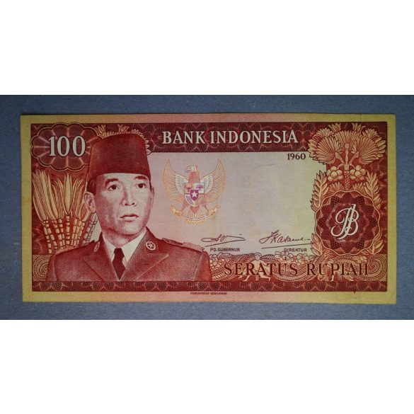 Indonézia 100 Rupiah 1960 XF+