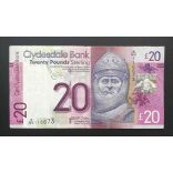 Scotland 20 Pounds Sterling 2015 F