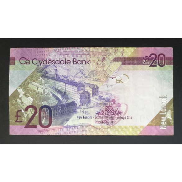 Scotland 20 Pounds Sterling 2015 F