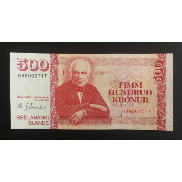 Izland 500 Krónur 2009 UNC